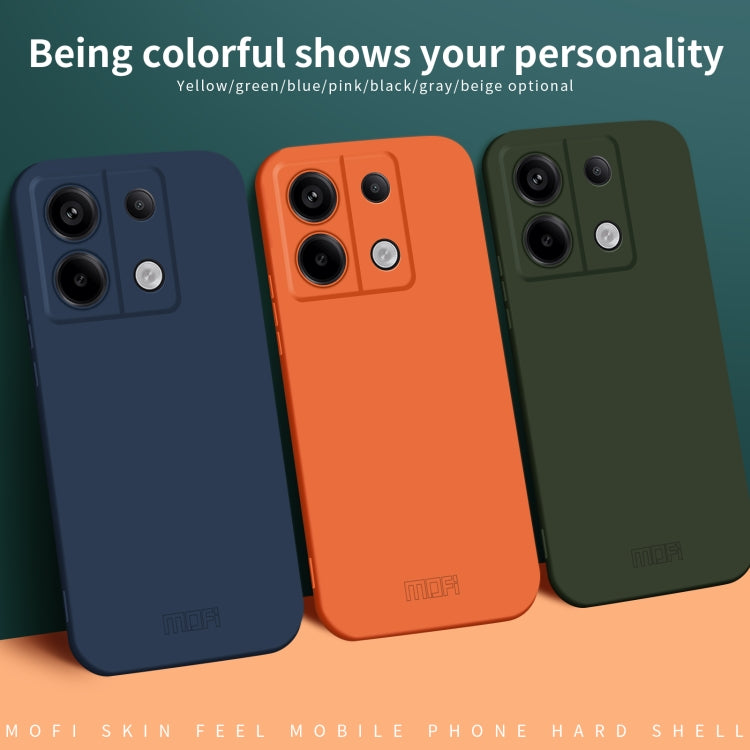 For Xiaomi Redmi Note 13 MOFI Qin Series Skin Feel All-inclusive PC Phone Case(Black) - Note 13 Cases by MOFI | Online Shopping South Africa | PMC TechLife