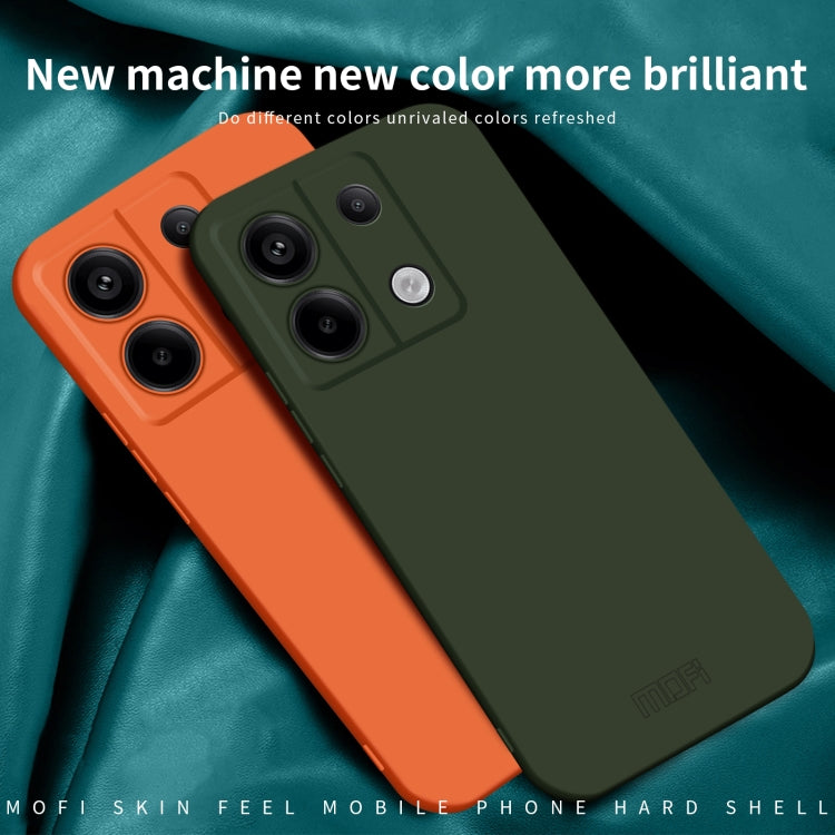 For Xiaomi Redmi Note 13 MOFI Qin Series Skin Feel All-inclusive PC Phone Case(Blue) - Note 13 Cases by MOFI | Online Shopping South Africa | PMC TechLife