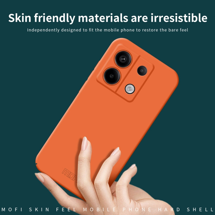 For Xiaomi Redmi Note 13 MOFI Qin Series Skin Feel All-inclusive PC Phone Case(Blue) - Note 13 Cases by MOFI | Online Shopping South Africa | PMC TechLife