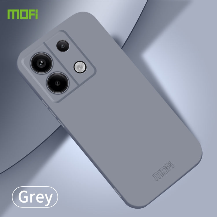 For Xiaomi Redmi Note 13 5G MOFI Qin Series Skin Feel All-inclusive PC Phone Case(Gray) - Xiaomi Cases by MOFI | Online Shopping South Africa | PMC TechLife | Buy Now Pay Later Mobicred