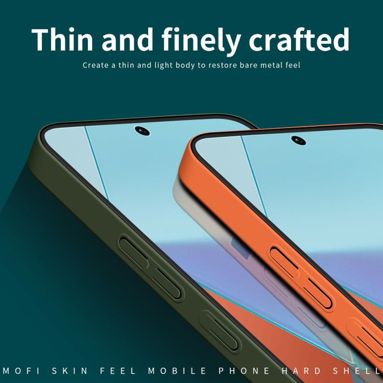 For Xiaomi Redmi Note 13 5G MOFI Qin Series Skin Feel All-inclusive PC Phone Case(Gray) - Xiaomi Cases by MOFI | Online Shopping South Africa | PMC TechLife | Buy Now Pay Later Mobicred