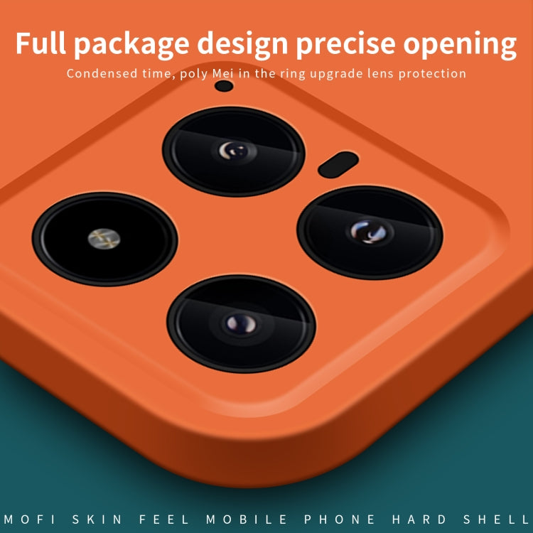 For Xiaomi 14 MOFI Qin Series Skin Feel All-inclusive PC Phone Case(Gray) - 14 Cases by MOFI | Online Shopping South Africa | PMC TechLife