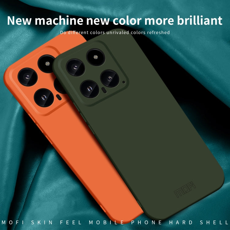 For Xiaomi 14 MOFI Qin Series Skin Feel All-inclusive PC Phone Case(Orange) - 14 Cases by MOFI | Online Shopping South Africa | PMC Jewellery