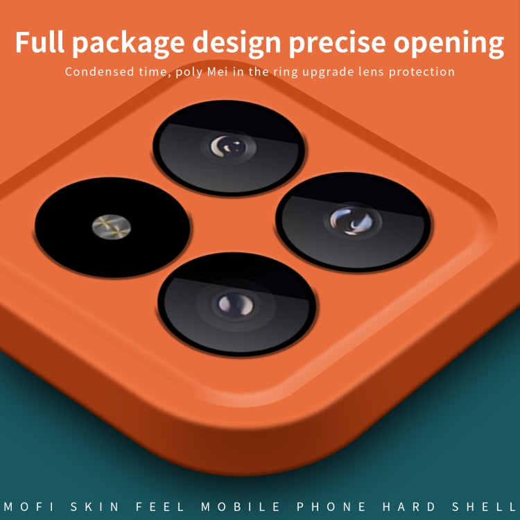 For Xiaomi 14 Pro MOFI Qin Series Skin Feel All-inclusive PC Phone Case(Blue) - 14 Pro Cases by MOFI | Online Shopping South Africa | PMC TechLife
