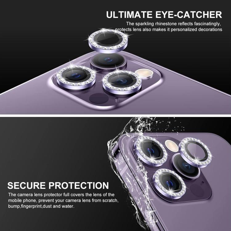 For iPhone 16e ENKAY AR Anti-reflection Individual Diamond Ring Camera Lens Glass Full Film(Black) - free shipping - PMc TechLife - Order now!