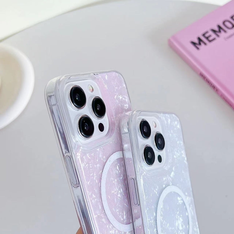 For iPhone 14 Pro Max Shell Texture MagSafe TPU Phone Case(Dazzling) - iPhone 14 Pro Max Cases by PMC TechLife | Online Shopping South Africa | PMC TechLife