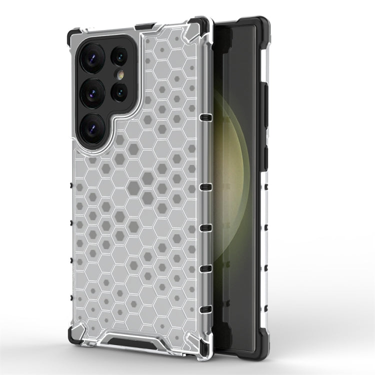 For Samsung Galaxy S24 Ultra 5G Shockproof Honeycomb Phone Case(White) - Galaxy S24 Ultra 5G Cases by PMC TechLife | Online Shopping South Africa | PMC TechLife