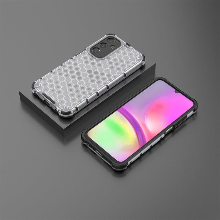 For Samsung Galaxy A25 5G Shockproof Honeycomb Phone Case(White) - Galaxy Phone Cases by PMC TechLife | Online Shopping South Africa | PMC TechLife