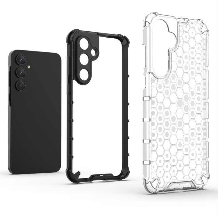 For Samsung Galaxy A55 Shockproof Honeycomb Phone Case(Red) - Galaxy Phone Cases by PMC TechLife | Online Shopping South Africa | PMC TechLife