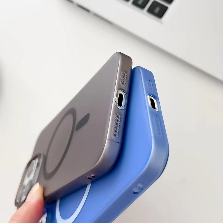 For iPhone 11 Ice Fog MagSafe PC Phone Case(Blue) - iPhone 11 Cases by PMC Jewellery | Online Shopping South Africa | PMC Jewellery