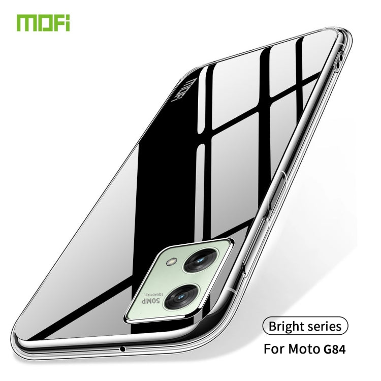 For Motorola Moto G84 MOFI Ming Series Ultra-thin TPU Phone Case(Transparent) - Motorola Cases by MOFI | Online Shopping South Africa | PMC Jewellery