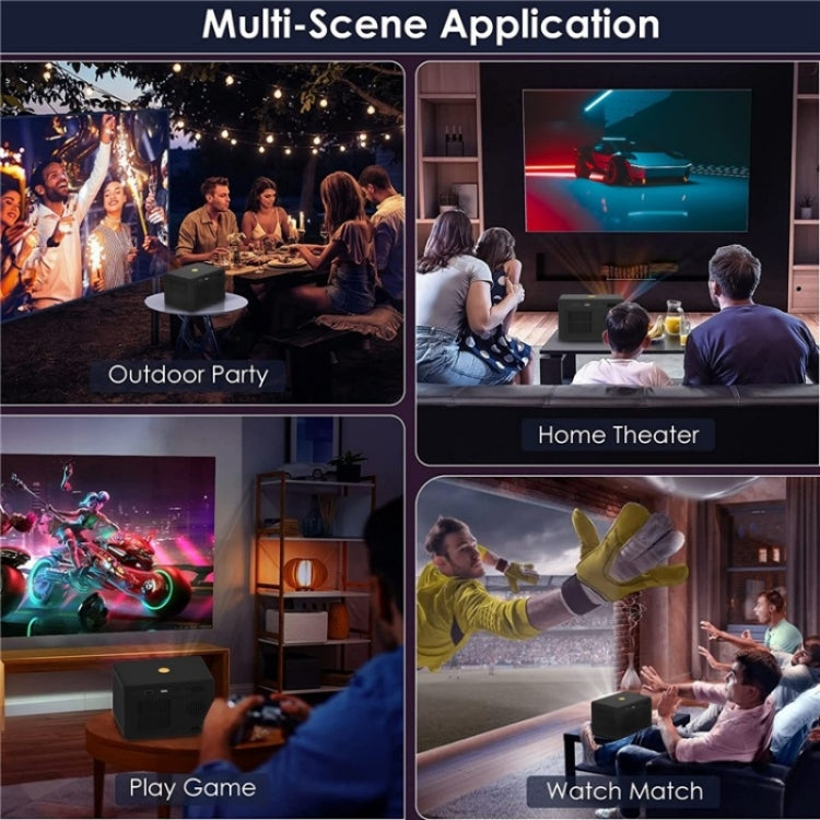 Y7 Portable HD Projector Media Player(UK Plug) - LED Projector by PMC TechLife | Online Shopping South Africa | PMC TechLife | Buy Now Pay Later Mobicred