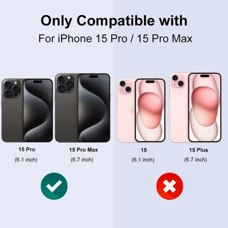 For iPhone 15 Pro / 15 Pro Max NORTHJO Camera Lens Protector Tempered Glass CD Vein Metal Ring Film(Blue) - iPhone 15 Pro Tempered Glass by NORTHJO | Online Shopping South Africa | PMC TechLife | Buy Now Pay Later Mobicred