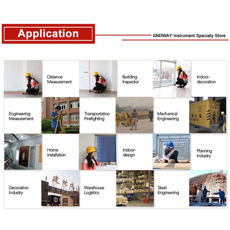 SNDWAY Handheld Laser Range Finder SW-E70 - free shipping - PMC Jewellery - Order now!