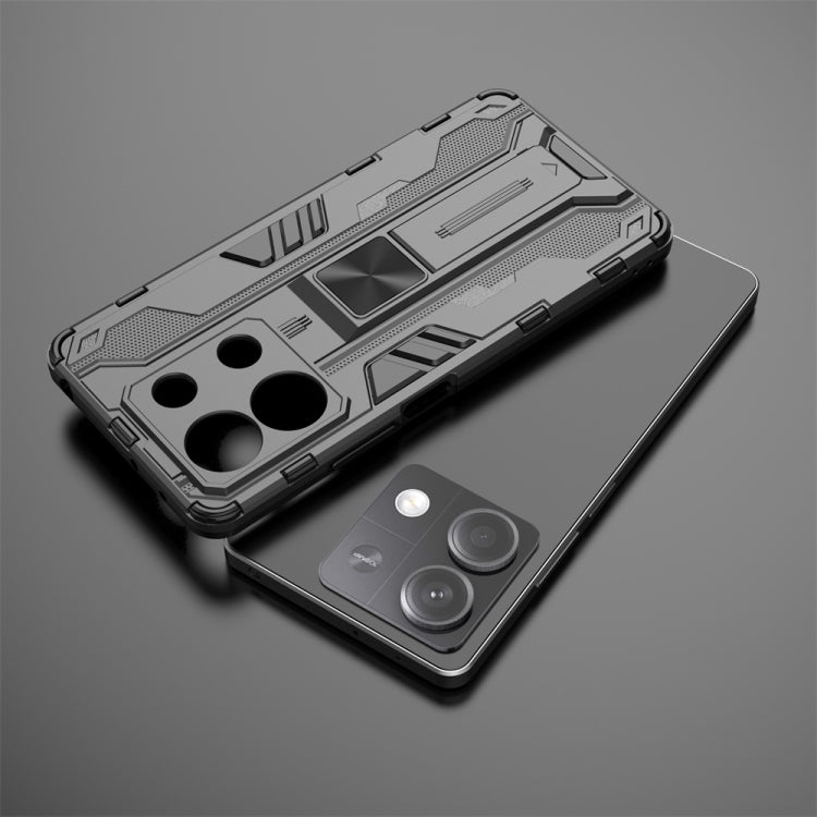 For Redmi Note 13 5G Supersonic Armor PC Hybrid TPU Phone Case(Green) - Note 13 Cases by PMC TechLife | Online Shopping South Africa | PMC TechLife | Buy Now Pay Later Mobicred