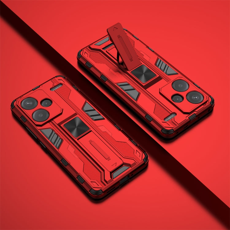 For Redmi Note 13 Pro 5G Supersonic Armor PC Hybrid TPU Phone Case(Red) - free shipping - PMC TechLife - Order now!
