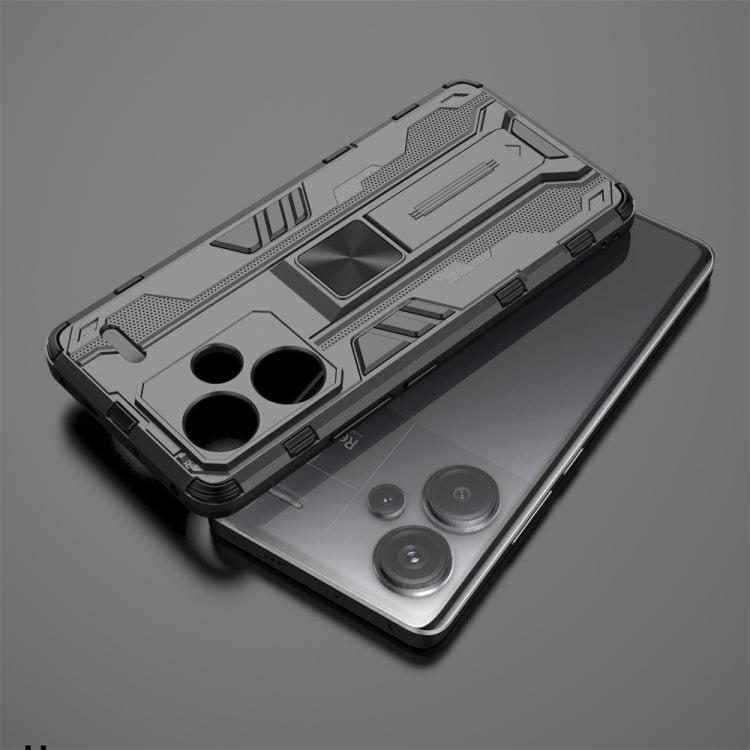 For Redmi Note 13 Pro 5G Supersonic Armor PC Hybrid TPU Phone Case(Grey) - Note 13 Pro Cases by PMC TechLife | Online Shopping South Africa | PMC TechLife | Buy Now Pay Later Mobicred