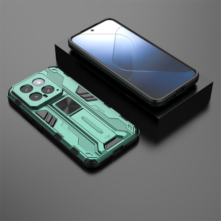 For Xiaomi 14 Supersonic Armor PC Hybrid TPU Phone Case(Green) - 14 Cases by PMC TechLife | Online Shopping South Africa | PMC TechLife | Buy Now Pay Later Mobicred