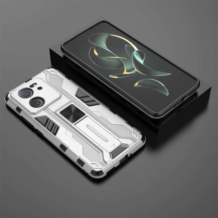 For Xiaomi 13T Supersonic Armor PC Hybrid TPU Phone Case(Silver) - Xiaomi Cases by PMC TechLife | Online Shopping South Africa | PMC TechLife | Buy Now Pay Later Mobicred