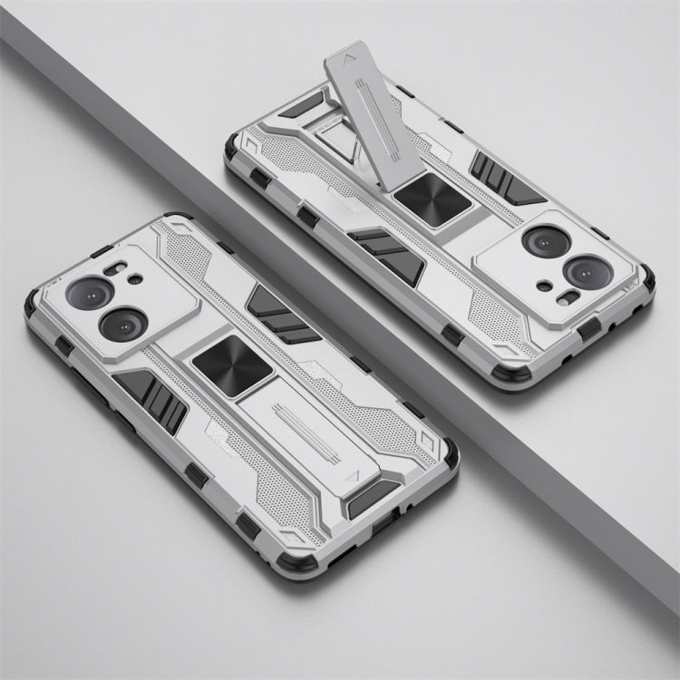 For Xiaomi 13T Supersonic Armor PC Hybrid TPU Phone Case(Silver) - Xiaomi Cases by PMC TechLife | Online Shopping South Africa | PMC TechLife | Buy Now Pay Later Mobicred