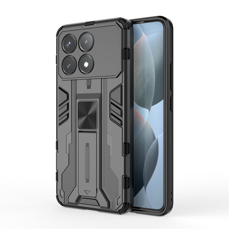 For Redmi K70 Pro Supersonic Armor PC Hybrid TPU Phone Case(Black) - K70 Pro Cases by PMC TechLife | Online Shopping South Africa | PMC TechLife | Buy Now Pay Later Mobicred