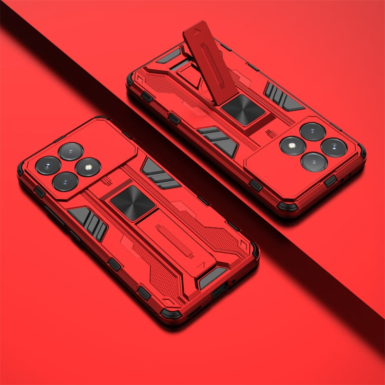 For Redmi K70 Pro Supersonic Armor PC Hybrid TPU Phone Case(Red) - K70 Pro Cases by PMC TechLife | Online Shopping South Africa | PMC TechLife | Buy Now Pay Later Mobicred