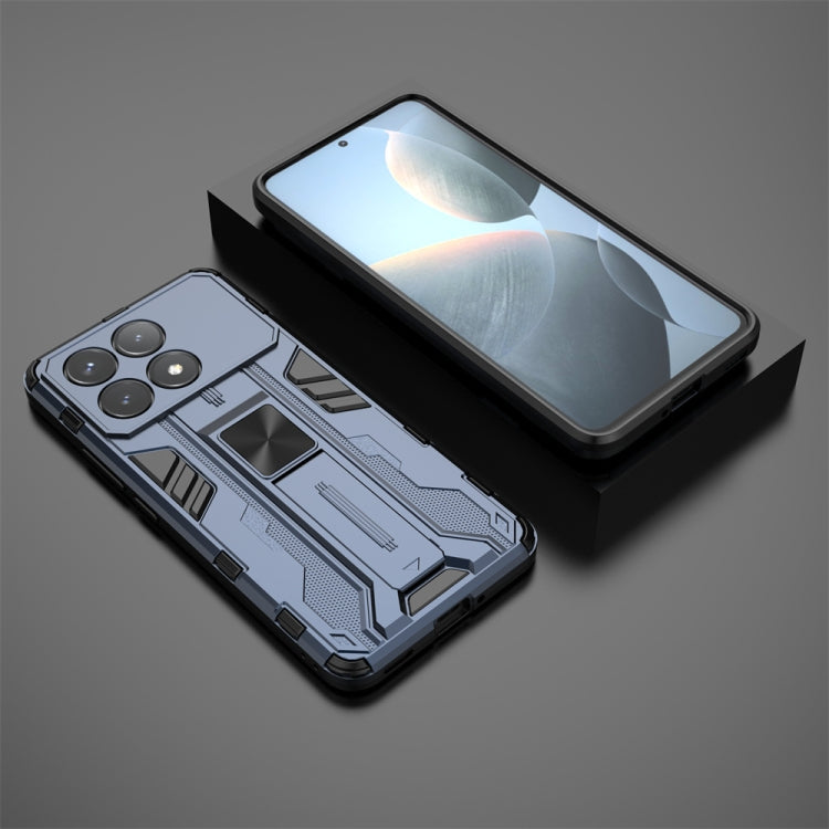 For Redmi K70 Pro Supersonic Armor PC Hybrid TPU Phone Case(Blue) - K70 Pro Cases by PMC TechLife | Online Shopping South Africa | PMC TechLife | Buy Now Pay Later Mobicred