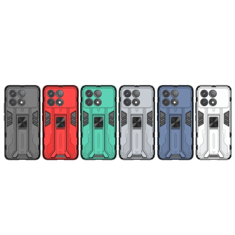 For Redmi K70 Pro Supersonic Armor PC Hybrid TPU Phone Case(Blue) - K70 Pro Cases by PMC TechLife | Online Shopping South Africa | PMC TechLife | Buy Now Pay Later Mobicred