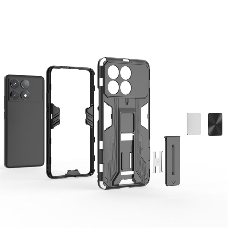 For Redmi K70 Pro Supersonic Armor PC Hybrid TPU Phone Case(Grey) - K70 Pro Cases by PMC TechLife | Online Shopping South Africa | PMC TechLife | Buy Now Pay Later Mobicred