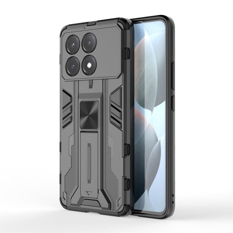 For Redmi K70E Supersonic Armor PC Hybrid TPU Phone Case(Black) - K70E Cases by PMC TechLife | Online Shopping South Africa | PMC TechLife | Buy Now Pay Later Mobicred