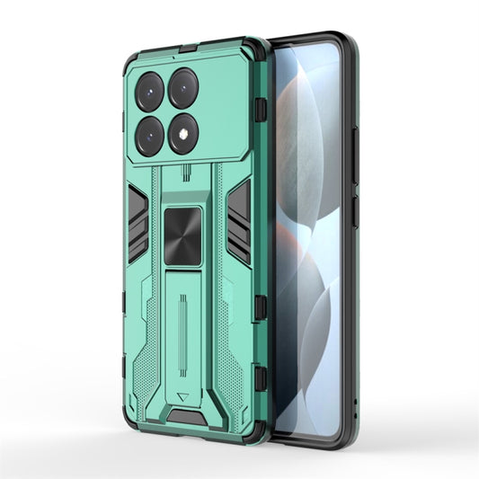 For Redmi K70E Supersonic Armor PC Hybrid TPU Phone Case(Green) - K70E Cases by PMC Jewellery | Online Shopping South Africa | PMC Jewellery