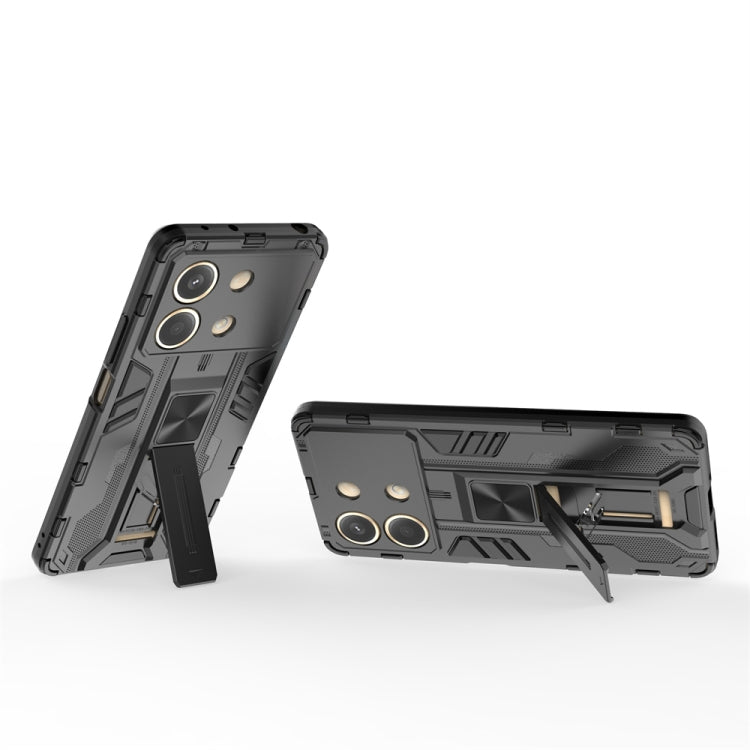 For Redmi Note 13R Pro Supersonic Armor PC Hybrid TPU Phone Case(Black) - Xiaomi Cases by PMC TechLife | Online Shopping South Africa | PMC TechLife | Buy Now Pay Later Mobicred