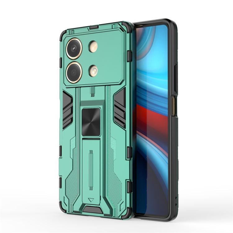 For Redmi Note 13R Pro Supersonic Armor PC Hybrid TPU Phone Case(Green) - free shipping - PMC TechLife - Order now!