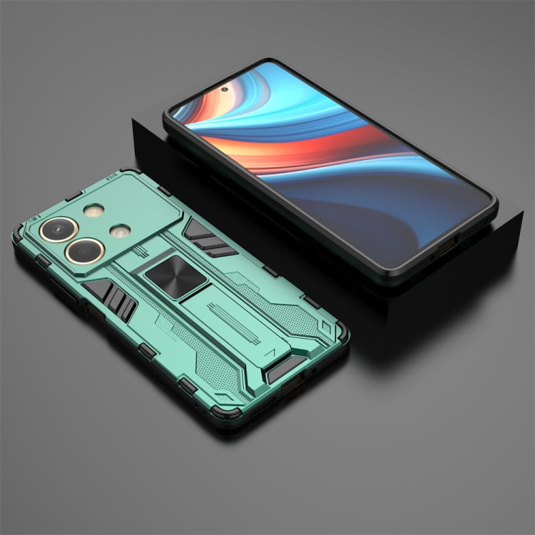 For Redmi Note 13R Pro Supersonic Armor PC Hybrid TPU Phone Case(Green) - free shipping - PMC TechLife - Order now!