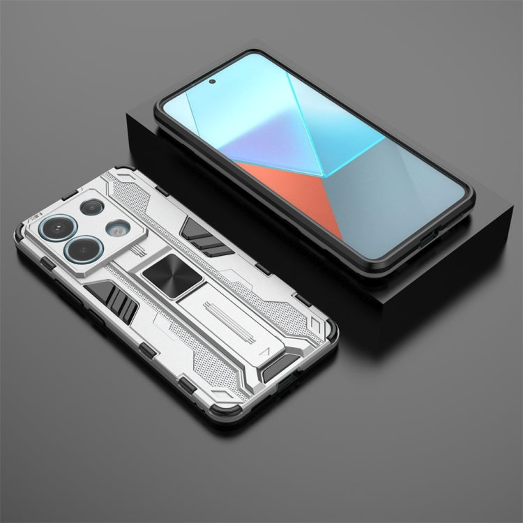 For Xiaomi Poco X6 Supersonic Armor PC Hybrid TPU Phone Case(Silver) - Xiaomi Cases by PMC TechLife | Online Shopping South Africa | PMC TechLife | Buy Now Pay Later Mobicred