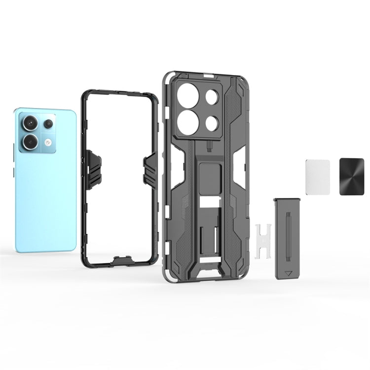 For Xiaomi Poco X6 Supersonic Armor PC Hybrid TPU Phone Case(Silver) - Xiaomi Cases by PMC TechLife | Online Shopping South Africa | PMC TechLife | Buy Now Pay Later Mobicred