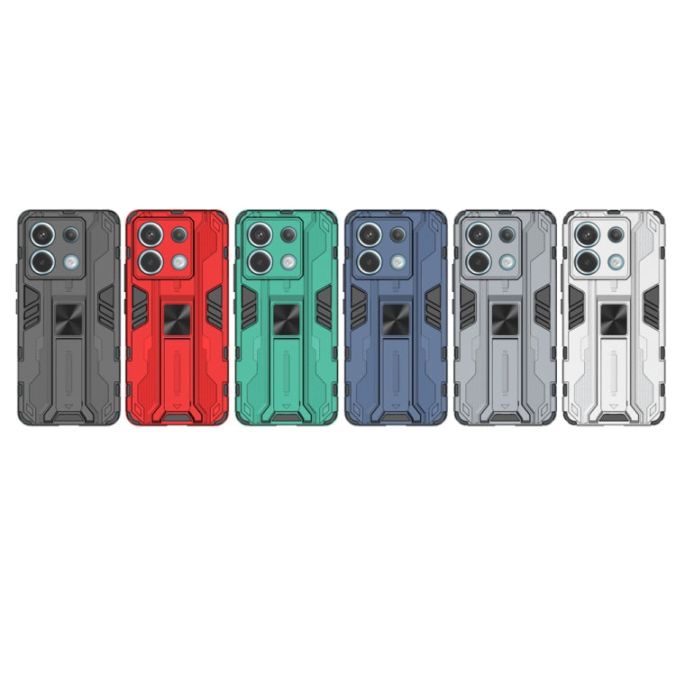 For Xiaomi Poco X6 Supersonic Armor PC Hybrid TPU Phone Case(Silver) - Xiaomi Cases by PMC TechLife | Online Shopping South Africa | PMC TechLife | Buy Now Pay Later Mobicred
