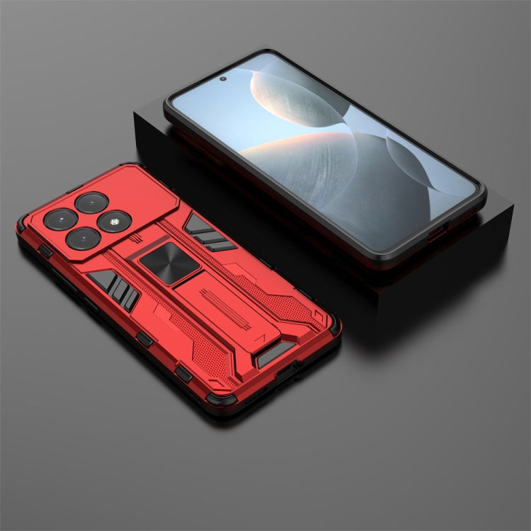 For Xiaomi Poco X6 Pro Supersonic Armor PC Hybrid TPU Phone Case(Red) - Xiaomi Cases by PMC TechLife | Online Shopping South Africa | PMC TechLife | Buy Now Pay Later Mobicred
