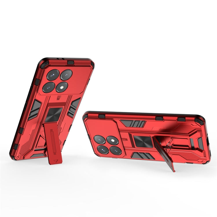 For Xiaomi Poco X6 Pro Supersonic Armor PC Hybrid TPU Phone Case(Red) - Xiaomi Cases by PMC TechLife | Online Shopping South Africa | PMC TechLife | Buy Now Pay Later Mobicred