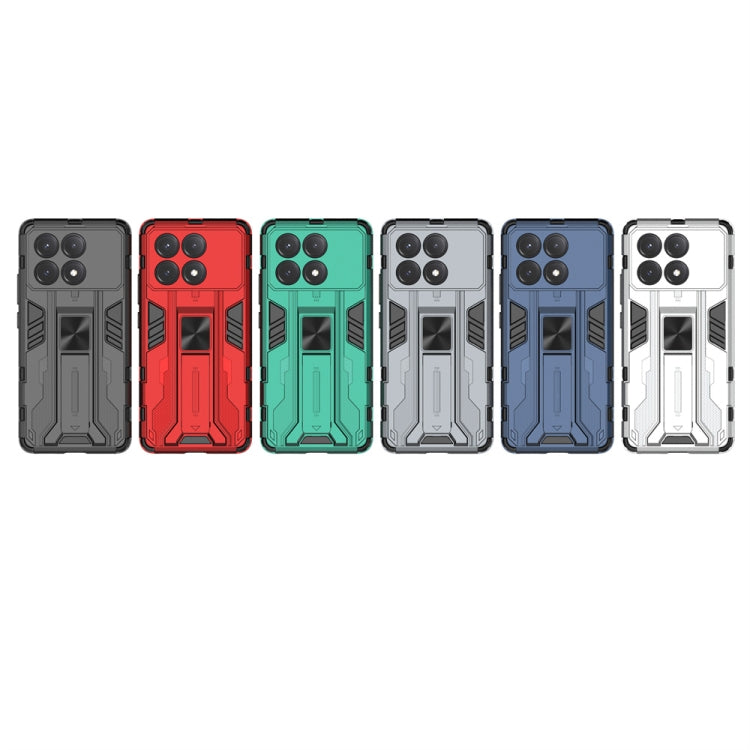 For Xiaomi Poco X6 Pro Supersonic Armor PC Hybrid TPU Phone Case(Red) - Xiaomi Cases by PMC TechLife | Online Shopping South Africa | PMC TechLife | Buy Now Pay Later Mobicred
