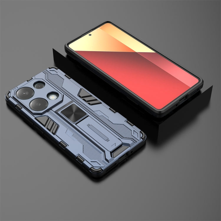 For  Redmi Note 13 Pro 4G Supersonic Armor PC Hybrid TPU Phone Case(Blue) - Note 13 Pro Cases by PMC TechLife | Online Shopping South Africa | PMC TechLife | Buy Now Pay Later Mobicred