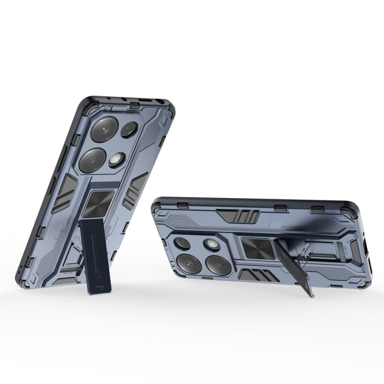 For  Redmi Note 13 Pro 4G Supersonic Armor PC Hybrid TPU Phone Case(Blue) - Note 13 Pro Cases by PMC TechLife | Online Shopping South Africa | PMC TechLife | Buy Now Pay Later Mobicred