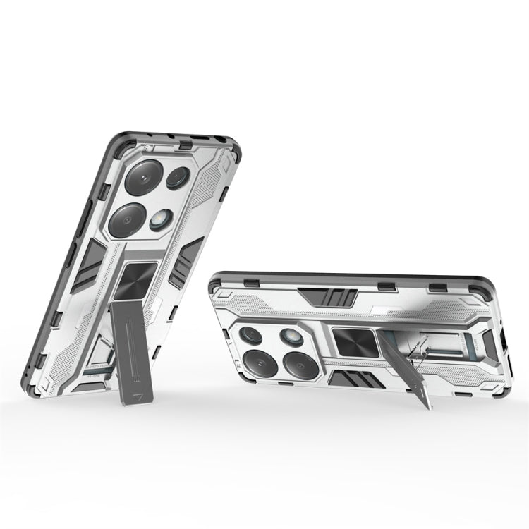 For  Redmi Note 13 Pro 4G Supersonic Armor PC Hybrid TPU Phone Case(Silver) - Note 13 Pro Cases by PMC TechLife | Online Shopping South Africa | PMC TechLife | Buy Now Pay Later Mobicred
