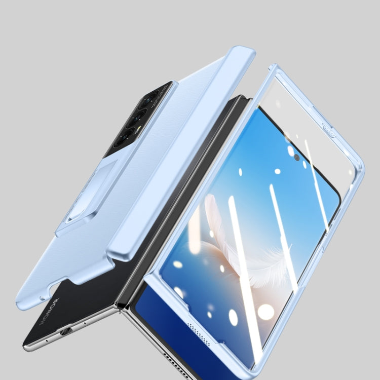 For Honor Magic VS Pioneer Skin-Feel Case-film Integral Hinge Shockproof Phone Case(Blue) - Honor Cases by PMC TechLife | Online Shopping South Africa | PMC TechLife | Buy Now Pay Later Mobicred