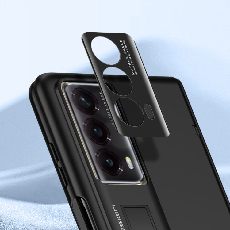 For Honor Magic Vs2 Skin-sensitive Case-film Integral Hinge Shockproof Phone Case(Black) - Honor Cases by PMC TechLife | Online Shopping South Africa | PMC TechLife | Buy Now Pay Later Mobicred