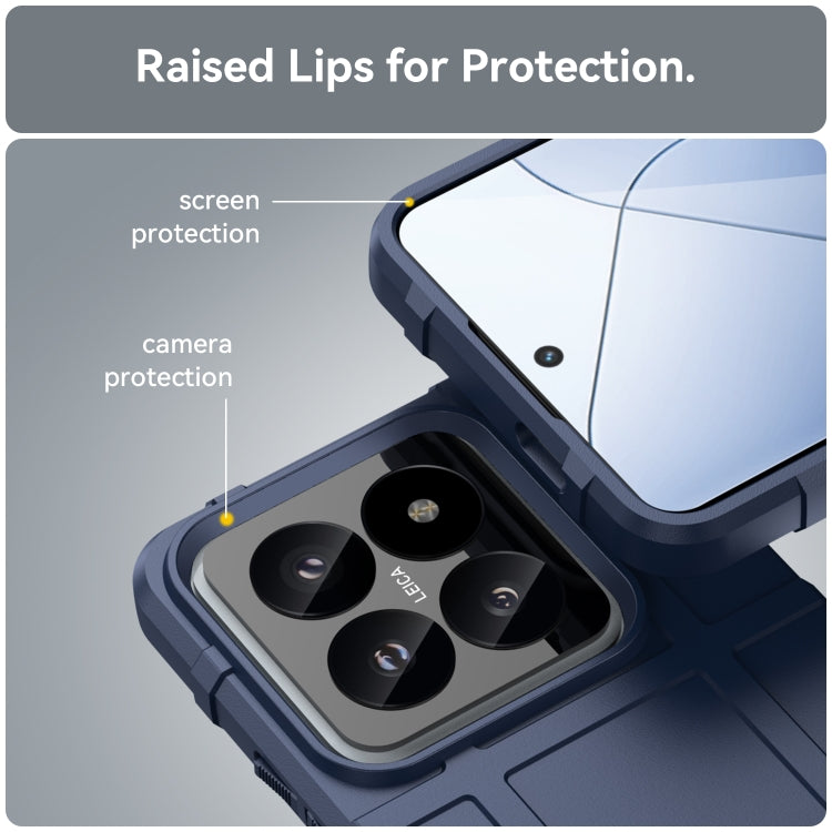 For  Xiaomi 14 Full Coverage Shockproof TPU Phone Case(Blue) - free shipping - PMC TechLife - Order now!