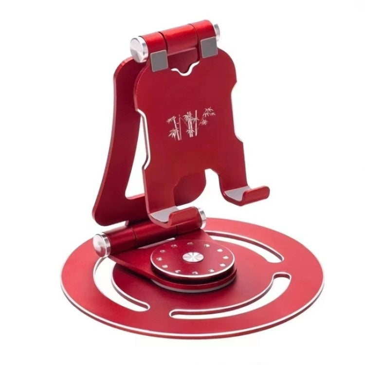 G60 Portable Folding 360-Degree Rotating Desktop Phone Tablet Holder(Red) - Stand by PMC TechLife | Online Shopping South Africa | PMC TechLife | Buy Now Pay Later Mobicred