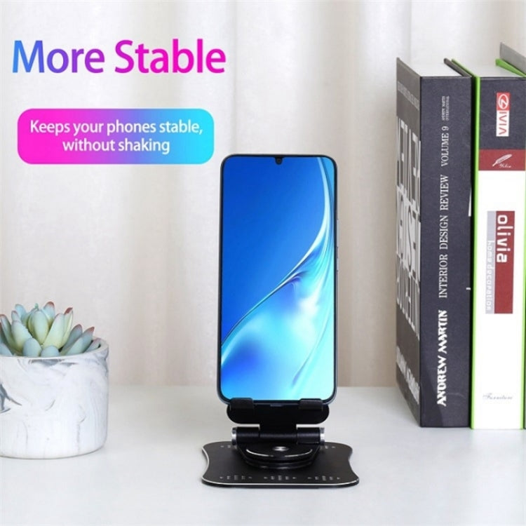 G61 Portable Folding 360-Degree Rotating Desktop Phone Holder(Black) - Stand by PMC TechLife | Online Shopping South Africa | PMC TechLife | Buy Now Pay Later Mobicred