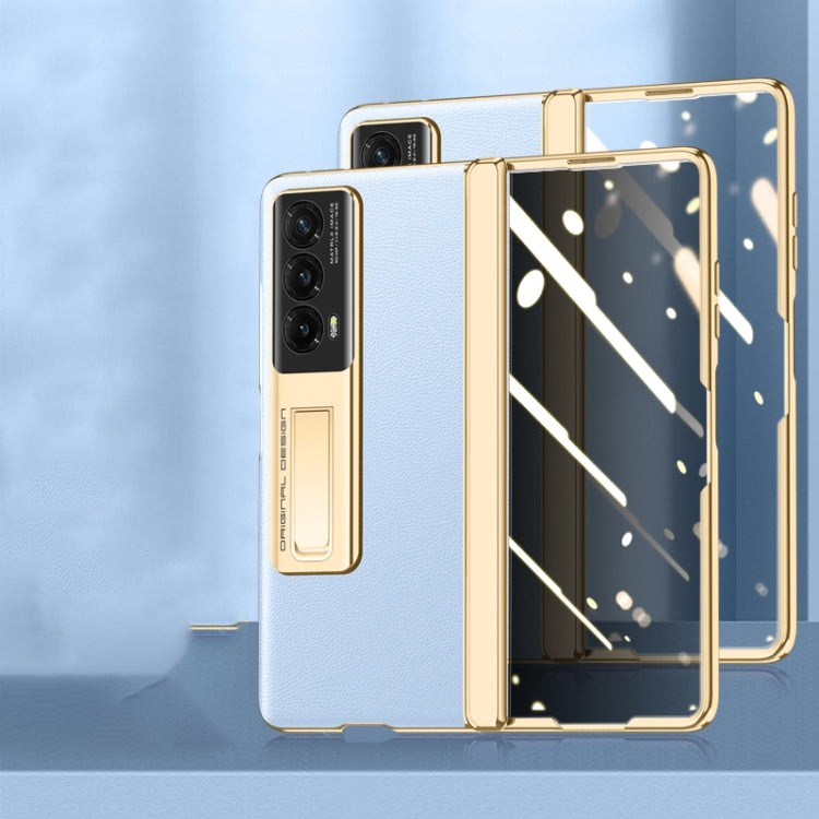 For Honor Magic Vs2 Electroplated Case-film Integral Hinge Shockproof Phone Case(Purple) - Honor Cases by PMC TechLife | Online Shopping South Africa | PMC TechLife | Buy Now Pay Later Mobicred