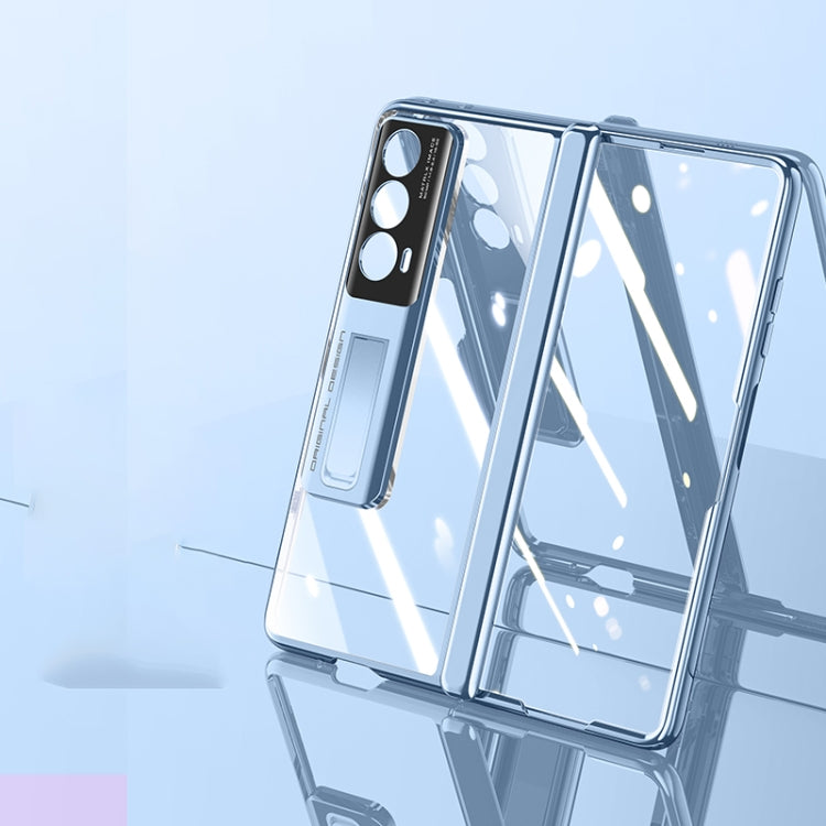 For Honor Magic Vs2 Electroplated Case-film Integral Hinge Shockproof Phone Case(Blue) - free shipping - PMC TechLife - Order now!